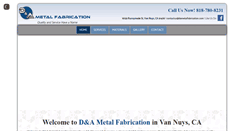Desktop Screenshot of dametalfabrication.com